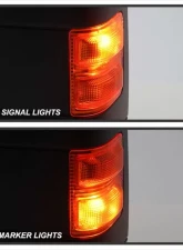 Xtune Left and Right Manual Extendable Power Heated Adjust Mirror with LED Signal Amber Ford Superduty 2008-2015                                     - MIR-FDSD08S-PW-AM-SET - Image 8
