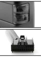 Xtune Left and Right Manual Extendable Power Heated Adjust Mirror with LED Signal Smoke Ford Superduty 2008-2015                                     - MIR-FDSD08S-PW-SM-SET - Image 3