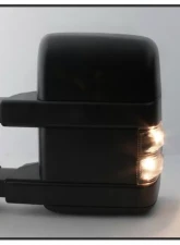 Xtune Left and Right Manual Extendable Power Heated Adjust Mirror with LED Signal Smoke Ford Superduty 2008-2015                                     - MIR-FDSD08S-PW-SM-SET - Image 7