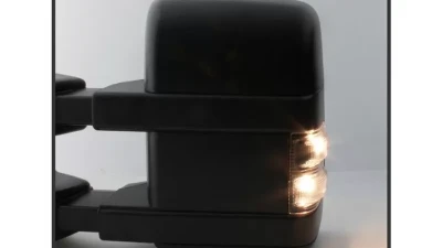 Xtune Left and Right Manual Extendable Power Heated Adjust Mirror with LED Signal Smoke Ford Superduty 2008-2015                                     - MIR-FDSD08S-PW-SM-SET - Image 7