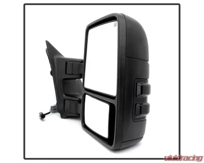 Xtune G2 Power Heated Smoke LED Signal Telescoping Mirrors Set Ford Superduty 1999-2007 - MIR-FDSD99S-G2-PW-SM-SET