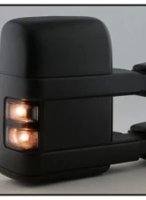 Xtune G2 Power Heated Smoke LED Signal Telescoping Mirrors Set Ford Superduty 1999-2007                                     - MIR-FDSD99S-G2-PW-SM-SET - Image 6