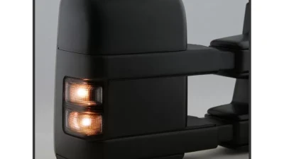 Xtune G2 Power Heated Smoke LED Signal Telescoping Mirrors Set Ford Superduty 1999-2007                                     - MIR-FDSD99S-G2-PW-SM-SET - Image 6