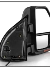 Xtune G4 Manual Smoke Sequential LED Signal Telescoping Mirrors Set Ford Superduty 1999-2007                                     - MIR-FDSD99S-G4-MA-RSM-SET - Image 2