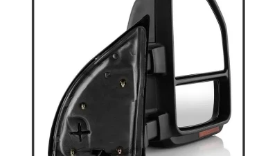 Xtune G4 Manual Smoke Sequential LED Signal Telescoping Mirrors Set Ford Superduty 1999-2007                                     - MIR-FDSD99S-G4-MA-RSM-SET - Image 2