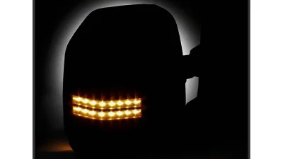 Xtune G4 Manual Smoke Sequential LED Signal Telescoping Mirrors Set Ford Superduty 1999-2007                                     - MIR-FDSD99S-G4-MA-RSM-SET - Image 7