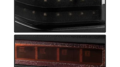 Xtune G4 Power Heated Smoke Sequential LED Signal Telescoping Mirrors Set Ford Superduty 1999-2007                                     - MIR-FDSD99S-G4-PW-RSM-SET - Image 4