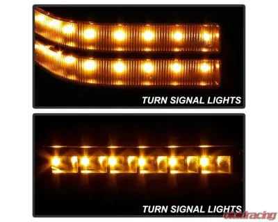 Xtune G4 Power Heated Smoke Sequential LED Signal Telescoping Mirrors Set Ford Superduty 1999-2007 - MIR-FDSD99S-G4-PW-RSM-SET