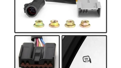 Xtune G4 Power Heated Smoke LED Signal Telescoping Mirrors Set Ford Superduty 1999-2007                                     - MIR-FDSD99S-G4-PW-SM-SET - Image 4