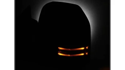 Xtune G4 Power Heated Smoke LED Signal Telescoping Mirrors Set Ford Superduty 1999-2007                                     - MIR-FDSD99S-G4-PW-SM-SET - Image 7