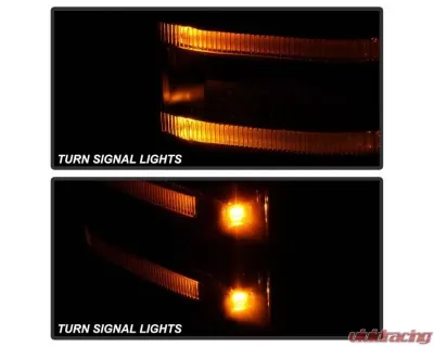 Xtune G4 Power Heated Smoke LED Signal Telescoping Mirrors Set Ford Superduty 1999-2007 - MIR-FDSD99S-G4-PW-SM-SET