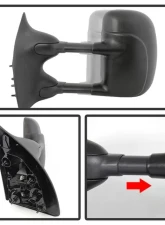 Xtune Left Driver Side Manual Extendable Manual Adjust Mirror Ford 1999-2010                                     - MIR-FDSD99S-MA-L - Image 2