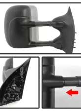 Xtune Right Passenger Side Manual Extendable Manual Adjust Mirror Ford 1999-2010                                     - MIR-FDSD99S-MA-R - Image 2