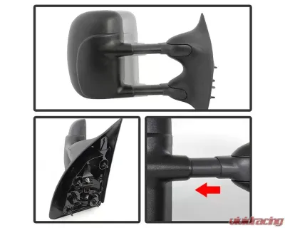 Xtune Right Passenger Side Manual Extendable Manual Adjust Mirror Ford 1999-2010 - MIR-FDSD99S-MA-R
