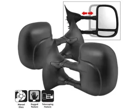 Xtune Left and Right Manual Extendable Manual Adjust Mirror Ford 1999-2010