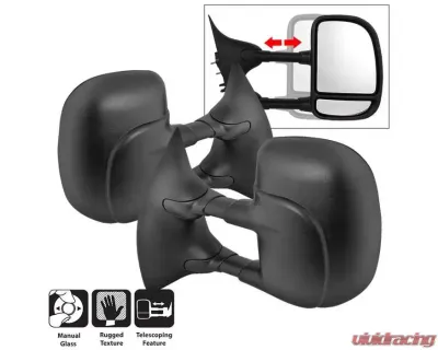 Xtune Left and Right Manual Extendable Manual Adjust Mirror Ford 1999-2010 - MIR-FDSD99S-MA-SET