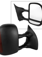 Xtune Right Passenger Side Manual Extendable Power Heated Adjust Mirror with LED Signal Amber Ford Superduty 1999-2007                                     - MIR-FDSD99S-PW-AM-R - Image 5