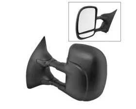 Xtune Left Driver Side Manual Extendable Power Adjust Mirror Ford Superduty 1999-2007