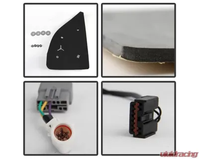 Xtune Left Driver Side Manual Extendable Power Adjust Mirror Ford Superduty 1999-2007 - MIR-FDSD99S-PW-L