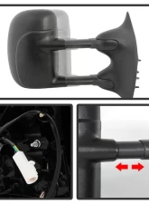 Xtune Right Passenger Side Manual Extendable Power Adjust Mirror Ford Superduty 1999-2007                                     - MIR-FDSD99S-PW-R - Image 2