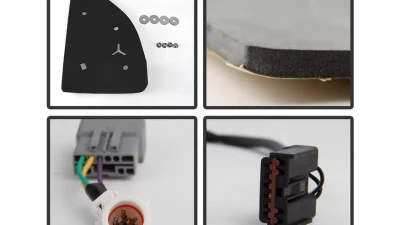 Xtune Right Passenger Side Manual Extendable Power Adjust Mirror Ford Superduty 1999-2007                                     - MIR-FDSD99S-PW-R - Image 3