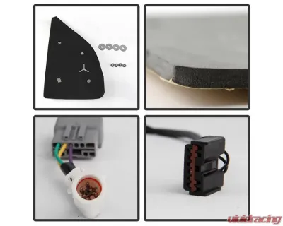 Xtune Right Passenger Side Manual Extendable Power Adjust Mirror Ford Superduty 1999-2007 - MIR-FDSD99S-PW-R