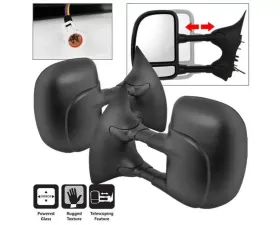 Xtune Left and Right Manual Extendable Power Adjust Mirror Ford Superduty 1999-2007