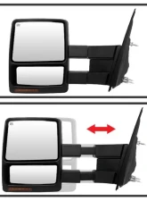 Xtune Left Driver Side Power Heated Amber LED Signal Telescoping Mirror Ford F150 2004-2006                                     - MIR-FF15004S-PWH-AM-L - Image 5