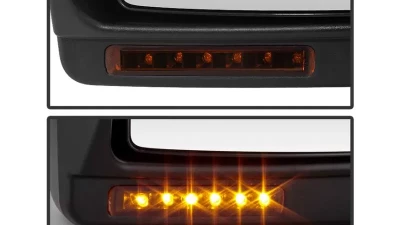 Xtune Left Driver Side Power Heated Amber LED Signal Telescoping Mirror Ford F150 2004-2006                                     - MIR-FF15004S-PWH-AM-L - Image 7