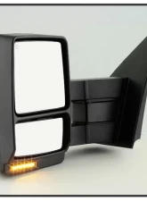 Xtune Left Driver Side Power Heated Amber LED Signal Telescoping Mirror Ford F150 2004-2006                                     - MIR-FF15004S-PWH-AM-L - Image 9