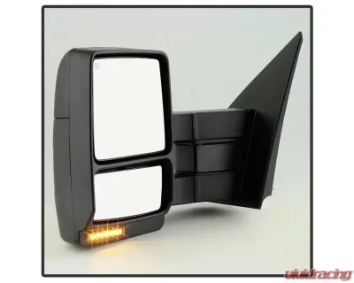 Xtune Left Driver Side Power Heated Amber LED Signal Telescoping Mirror Ford F150 2004-2006 - MIR-FF15004S-PWH-AM-L