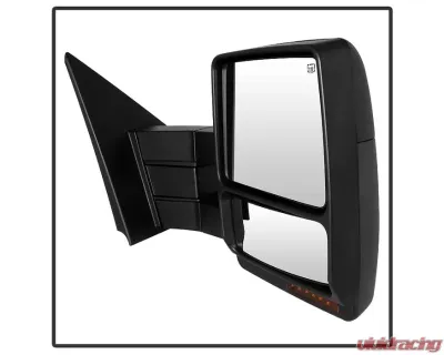 Xtune Right Passenger Side Power Heated Amber LED Signal Telescoping Mirror Ford F150 2004-2006 - MIR-FF15004S-PWH-AM-R