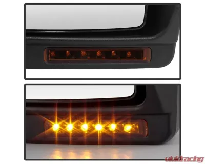 Xtune Right Passenger Side Power Heated Amber LED Signal Telescoping Mirror Ford F150 2004-2006 - MIR-FF15004S-PWH-AM-R