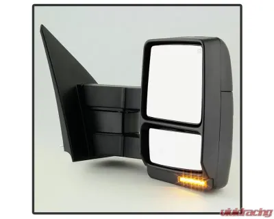 Xtune Right Passenger Side Power Heated Amber LED Signal Telescoping Mirror Ford F150 2004-2006 - MIR-FF15004S-PWH-AM-R