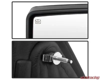Xtune Left Driver Side Power Heated Amber LED Signal Telescoping Mirror Ford F150 2007-2014 - MIR-FF15007S-PWH-AM-L