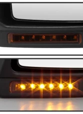 Xtune Left Driver Side Power Heated Amber LED Signal Telescoping Mirror Ford F150 2007-2014                                     - MIR-FF15007S-PWH-AM-L - Image 7