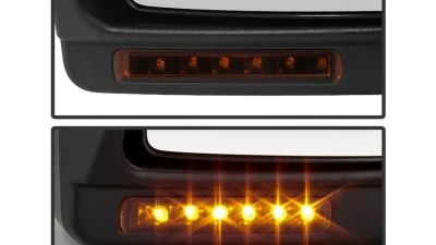 Xtune Left Driver Side Power Heated Amber LED Signal Telescoping Mirror Ford F150 2007-2014                                     - MIR-FF15007S-PWH-AM-L - Image 7