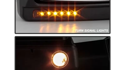 Xtune Left Driver Side Power Heated Amber LED Signal Telescoping Mirror Ford F150 2007-2014                                     - MIR-FF15007S-PWH-AM-L - Image 10