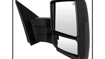 Xtune Right Passenger Side Power Heated Amber LED Signal Telescoping Mirror Ford F150 2007-2014                                     - MIR-FF15007S-PWH-AM-R - Image 4