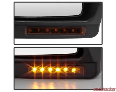 Xtune Right Passenger Side Power Heated Amber LED Signal Telescoping Mirror Ford F150 2007-2014 - MIR-FF15007S-PWH-AM-R