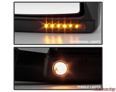 Xtune Right Passenger Side Power Heated Amber LED Signal Telescoping Mirror Ford F150 2007-2014 - MIR-FF15007S-PWH-AM-R