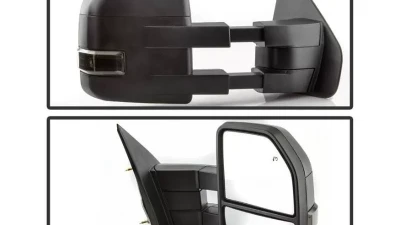 Xtune G4 Power Heated Smoke LED Signal Telescoping Mirrors Set Ford F150 2004-2014                                     - MIR-FF15009S-G4-PWH-SM-SET - Image 3