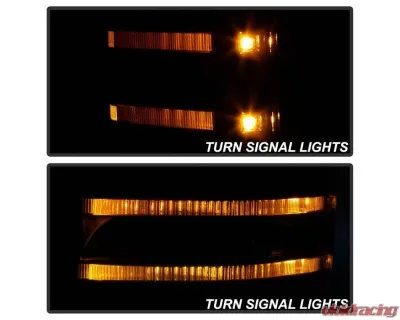 Xtune G4 Power Heated Smoke LED Signal Telescoping Mirrors Set Ford F150 2004-2014 - MIR-FF15009S-G4-PWH-SM-SET