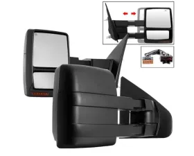 Xtune G4 Power Heated Amber LED Signal Telescoping Mirrors Set Ford F150 2004-2014
