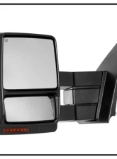 Xtune G4 Power Heated Amber LED Signal Telescoping Mirrors Set Ford F150 2004-2014                                     - MIR-FF15009S-PWH-AM-SET - Image 3
