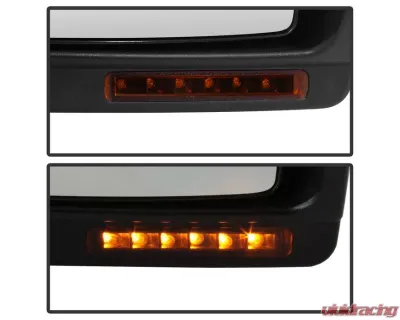 Xtune G4 Power Heated Amber LED Signal Telescoping Mirrors Set Ford F150 2004-2014 - MIR-FF15009S-PWH-AM-SET