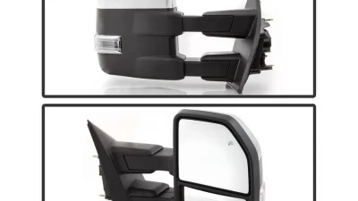 Xtune G4 Power Heated Clear LED Signal Telescoping Mirrors Set Ford F150 2015-2017                                     - MIR-FF15015S-G4-PWH-CL-SET - Image 3