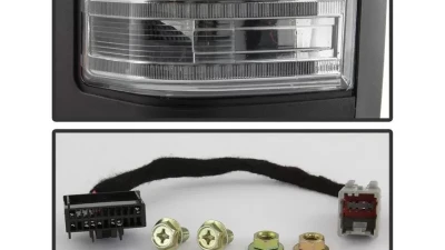 Xtune G4 Power Heated Clear LED Signal Telescoping Mirrors Set Ford F150 2015-2017                                     - MIR-FF15015S-G4-PWH-CL-SET - Image 5