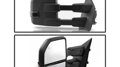 Xtune G4 Power Heated Smoke LED Signal Telescoping Mirrors Set Ford F150 2015-2017                                     - MIR-FF15015S-G4-PWH-SM-SET - Image 3