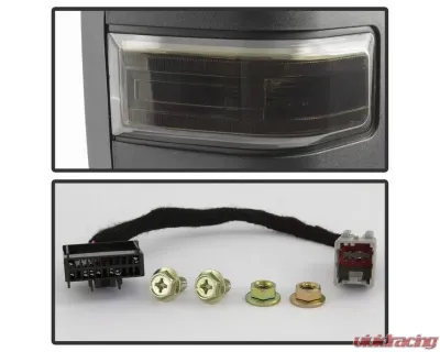 Xtune G4 Power Heated Smoke LED Signal Telescoping Mirrors Set Ford F150 2015-2017 - MIR-FF15015S-G4-PWH-SM-SET